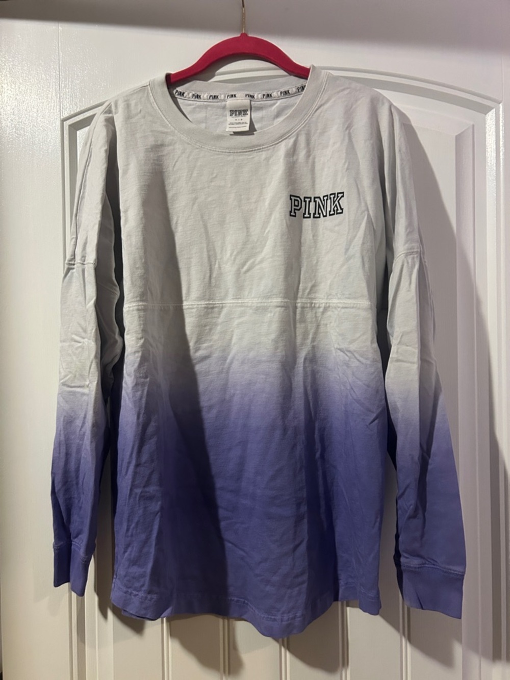 Victoria's Secret PINK White Crew Neck Tee